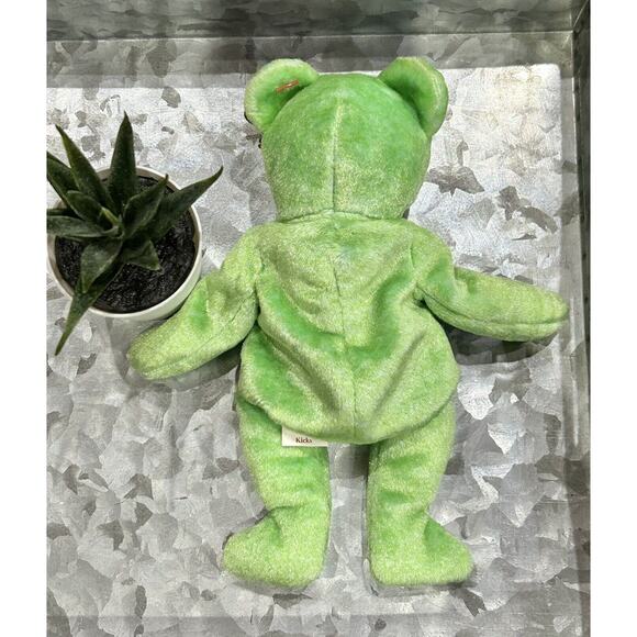 TY Beanie Baby Soccer Bear “Kicks” WORLD CUP DREAMING MINT‎ PLUSH Vintage 1998 - Picture 3 of 3